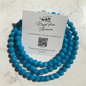 Cerulean Blue Opaque Beads